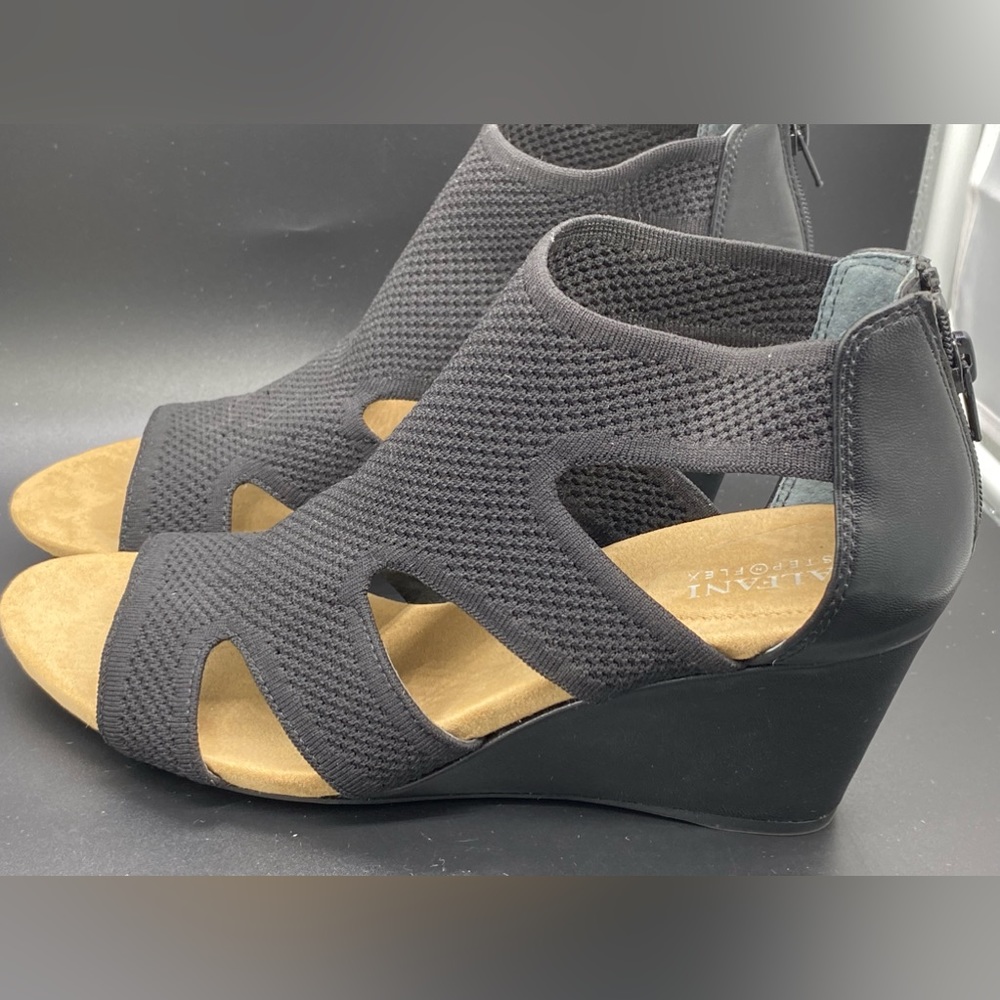 Alfani Women's Shoes Sandals Black Fabric Size 10 SKU#08816